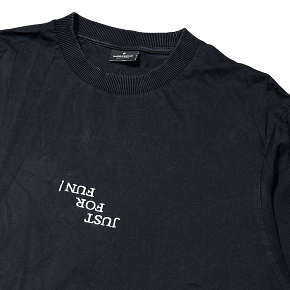 Marcelo Burlon Oversized Just for Fun Ghost Haunted House L/S T Shirt Mens XS - Picture 3 of 11